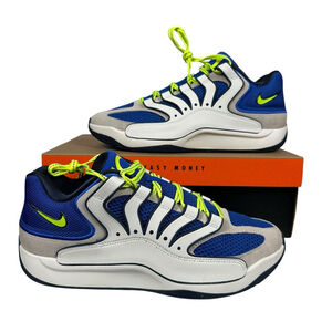 Nike KD 18 Smart City Basketball Sneaker Royal Blue Yellow Mens 11 Women’s 12.5